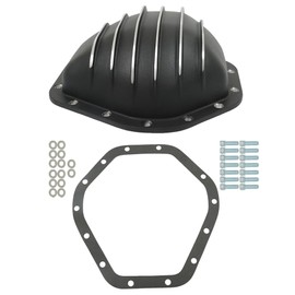 waltyotur Rear Aluminum Differential Cover with Gasket and Bolts Replacement for Suburban 2500 Duallie 2WD 4WD 10.5in 14Bolt