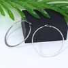 MILACOLATO 4 Pairs Silver Hoop Earrings for Women Large 316L
