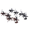 War Toy Kit Soldier Figures Toys Chariot Models Plastic Castle
