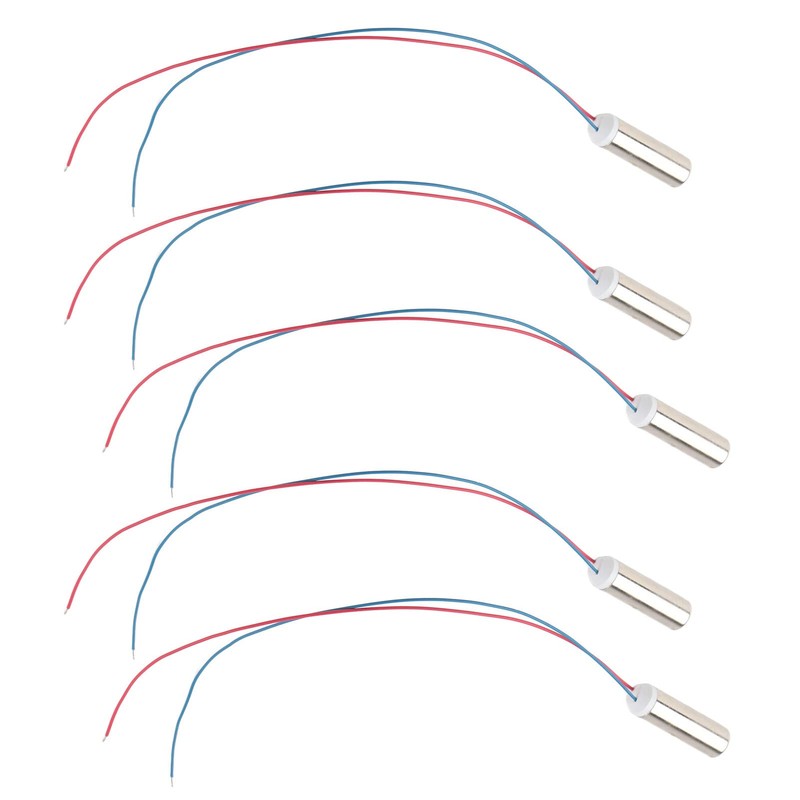 Miniature Vibration Motor Waterproof Motar 5V Iron Plastic 5pcs 14500RPM