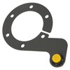 Steering Wheel Horn Button 6 Hole Carbon Fiber Comfortable Touch