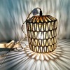 Frideko Plug in Wall Sconces Set of Two Hand Woven