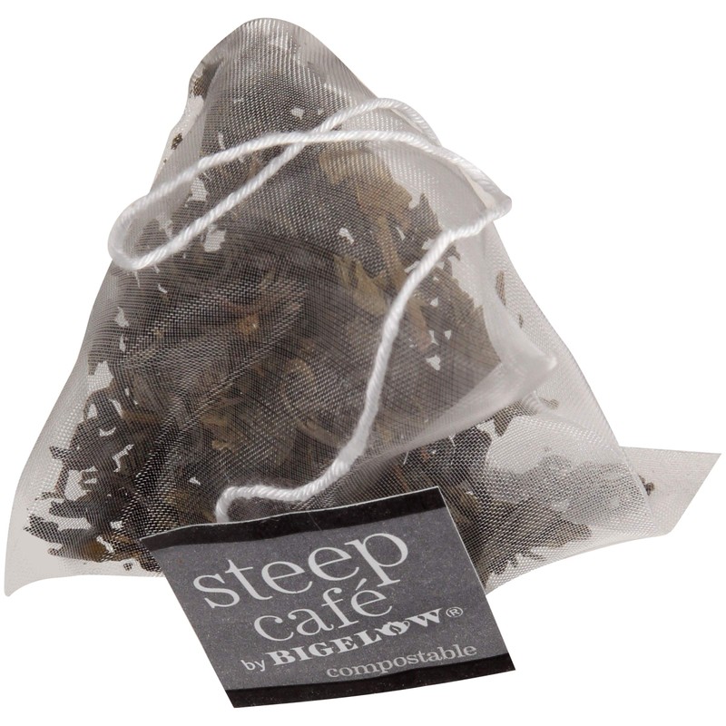 Steep Café Organic Jasmine Green Tea, 50 Bags per Box,