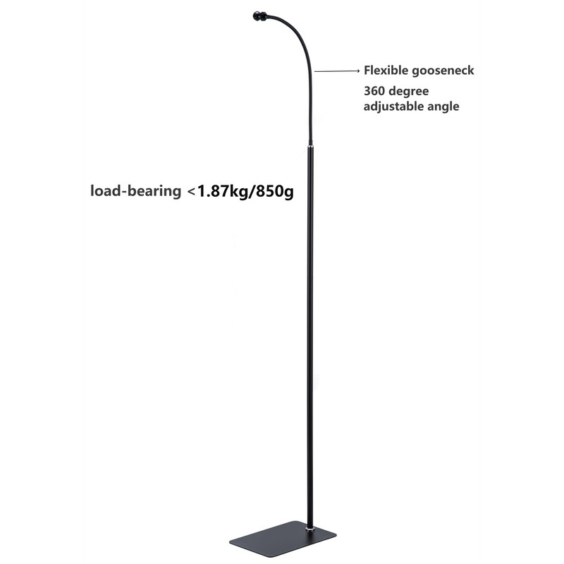 LamYHeng 77“Height Floor Stand Hook for Light Lamp,3.65lb Sturdy Base,Adjustable