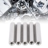 Tissting Hex Coupling Nut M8 x 1.25, 5 Pcs, 13mm