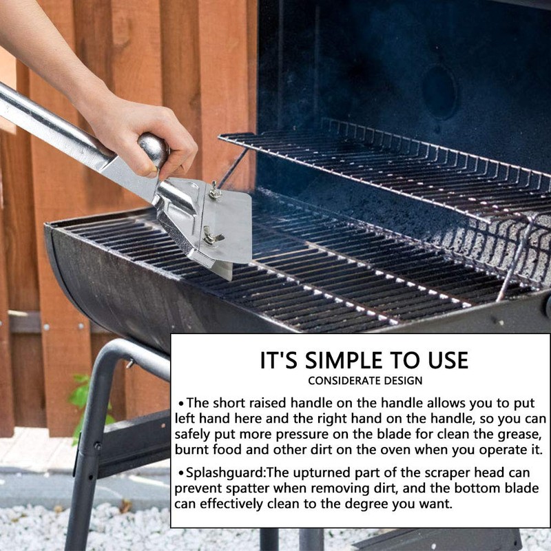 LRui Griddle Scraper Heavy Duty Grill Scraper Set with 5