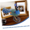 GRIRIW Wedding Decor Peacock Statue Ornament Home Tabletop Peacock Adornment