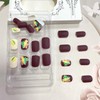 Vopintpy Fall Press on Nails Short Square Thanksgiving Fake Nails