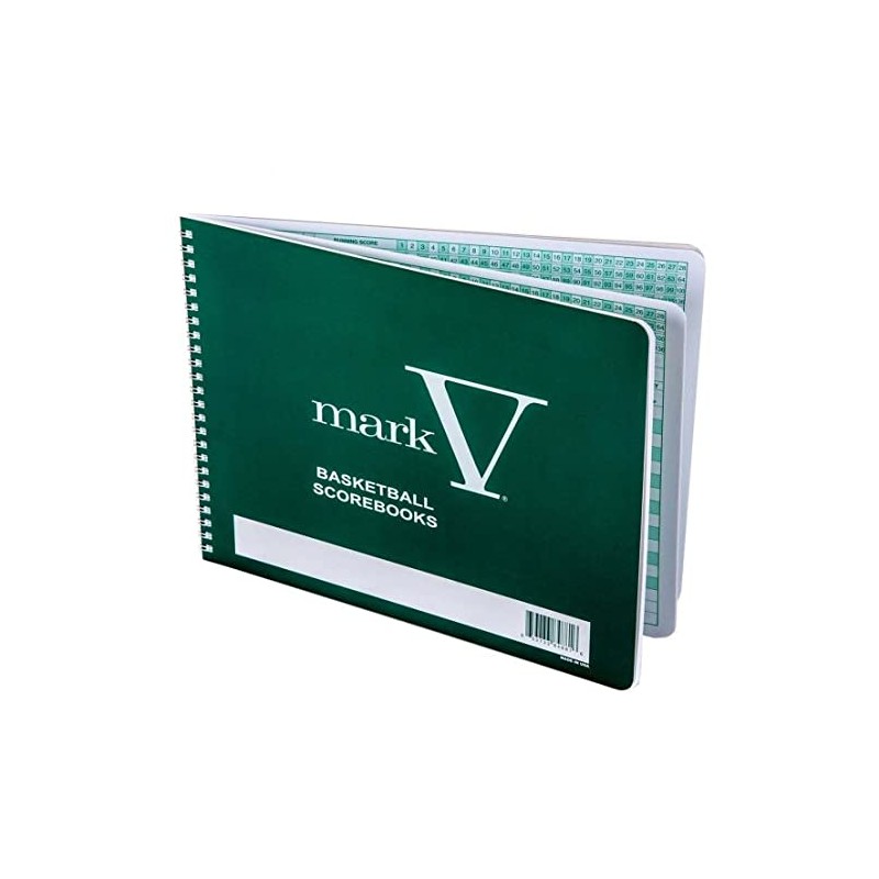 Plain Cover Mark V Basketball Scorebook, 8.5 x 11 Hardback,