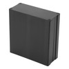 Matte Black Aluminum Instrument Case 40x97x100mm for Printed Circuit Board