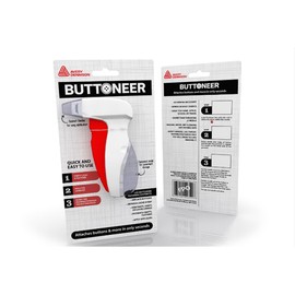 AVERY BUTTONEER RED/White