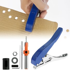 CinematicBake Punch Pliers, Metal Punch Pliers, 8mm Hole Card Punch Tool for Plastic Film, Photo Paper, PVC, ABS, Opener, Nail Punch Pliers