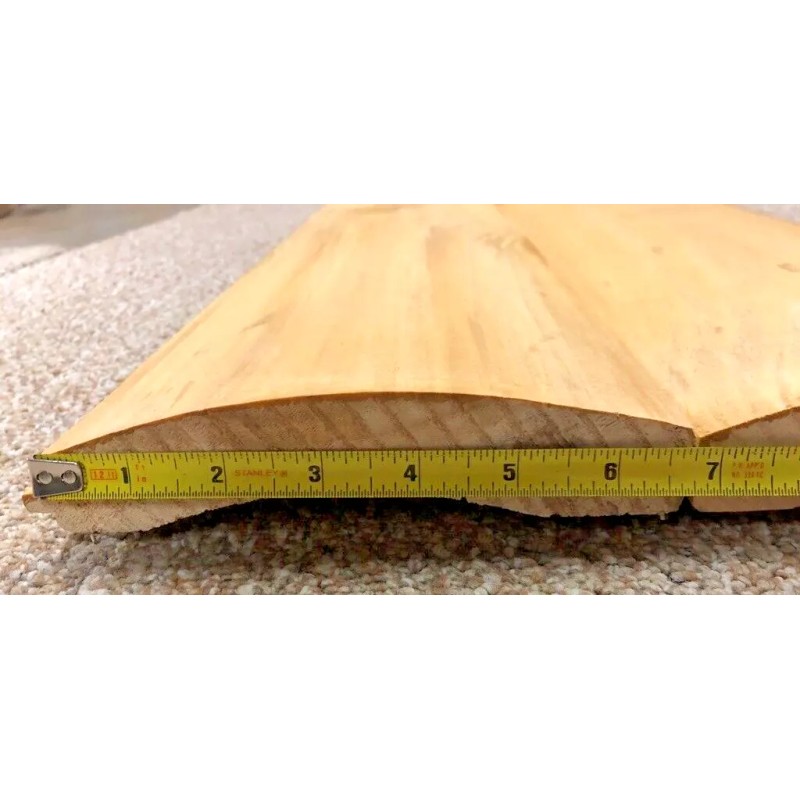 Classic Log Homes, Inc. 2" x 8" White Pine, Tongue