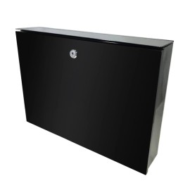 FixtureDisplays Metal Donation Box Suggestoin Box Header Wall Mount Charity Collection Box Mail