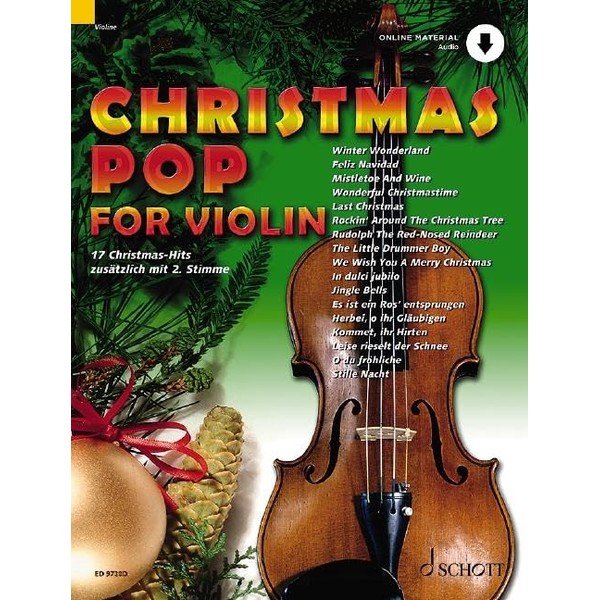 Christmas Pop for Violin: 17 Christmas-Hits. 1-2 Violinen. (Umrüster-Konsolidierung)