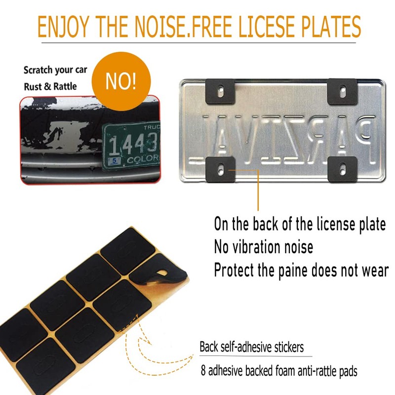 Anti Theft License Plate Screws, Anti Theft License Plate Frame