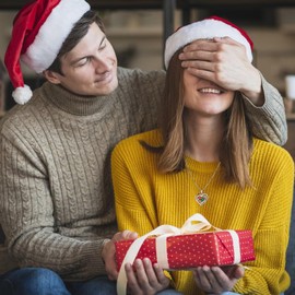 Iefil Anniversary Birthday Gift for Women Wife - Women's Gifts Birthstone Necklace for Women Anniversary Christmas Valentines Day Gifts for Her Ruby Citrine Necklace July November Birthstone Jewelry