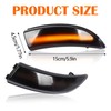 doiplent [2pcs] Side Mirror Turn Signal Lights for Ford Fiesta