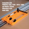 POWERTEC Universal Circular Saw Track Plate Compatible with Most Track