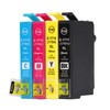 4PCS Printer Ink Cartridge Colorfast Clear Printing Large Capacity Ink