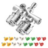 Quadruple Pressure Washer Tips, 4 in 1 Power Washer Nozzle,