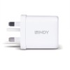 Lindy 73428 USB Charger Type A and C GAN, 65