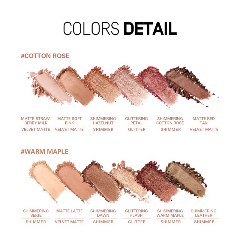 HEME heme 6 Colors Eyeshadow Palette Palette (6 Colors in