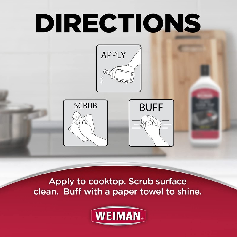 Weiman Ceramic and Glass Cooktop Cleaner and Polish - 20