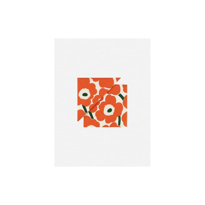 Marimekko 52_1_5273552621 F Lunch Napkins, Women's, Orange x Green