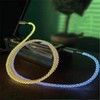 FISHOPE Light Up Charger Cable, Phone Charger USB Fast Charging