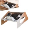 Cat Bed Hammock Medium Breathable Sturdy Linen Comfortable Elevated Cat