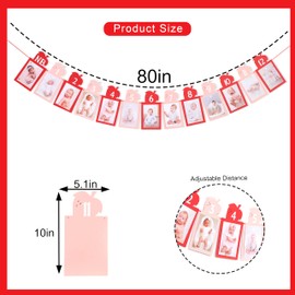 Strawberry 1st Birthday Photo Banner - Strawberry First Birthday Party Decoration, Berry Monthly Photo Banner, Fruit Milestone Photo Garland, For Newborn To 12 Months Summer Party Decoration