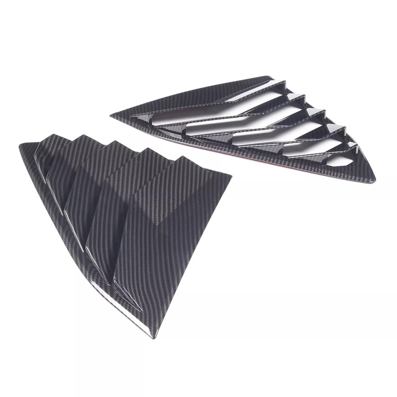 car-attention Side Window Louver Shutter Cover Trim For Corvette C8