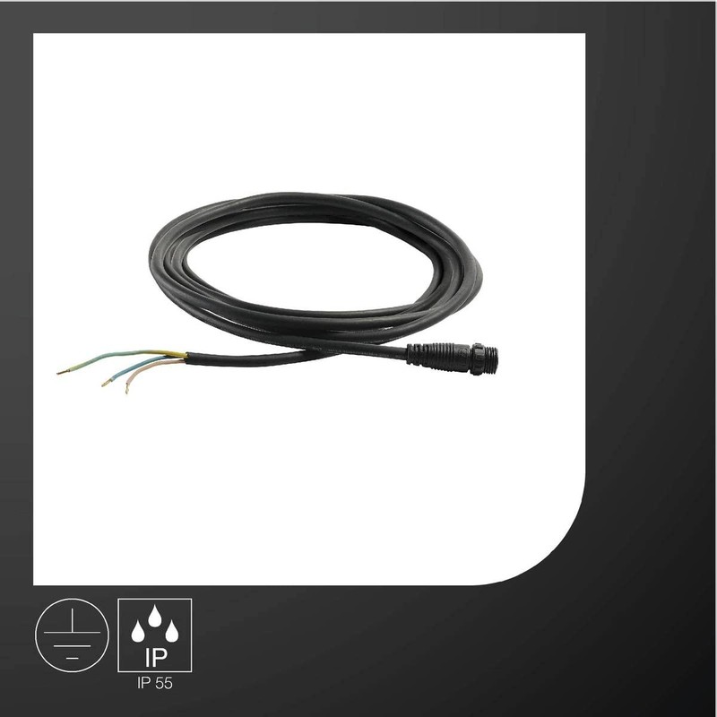 SLV 5 m Feed Cable for GALEN LED, Black