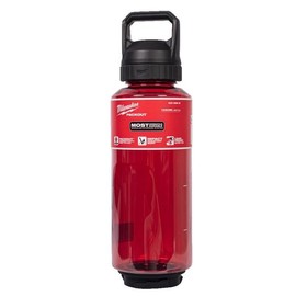 Milwaukee PACKOUT Plastic Bottle with Chug Lid - Red / 1420ml