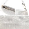 Valleycomfy Cluthes Women's Clutch Elegant Bridal Bag Diamond Handbag Wedding