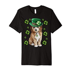Dog Retriever Lover Leprechaun Hat Shamrock St.Patrick's Day Premium T-Shirt