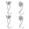 THCMAG Magnetic Hooks, Super Strong, Neodymium Magnets, Vertical Load Capacity
