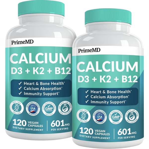 PrimeMD 4-in-1 Calclum Supplements for Women and Men - Calcium