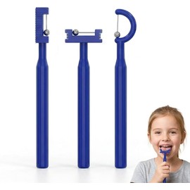 Entrenadores Linguales de Silicona, Kit de 3 Herramientas Ejercitador de Lengua y Músculos Bucales, Para Entrenamiento Oral, Entrenamiento de Músculos Orales
