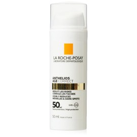 La Roche-Posay Anthelios Age Correct Protección Solar Corrector Diario con Ácido Hialurónico para Pieles Maduras FPS50
