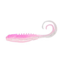 NORTHLAND TACKLE PAN-Candy GRUB / 1.75" / 5 Pack/Pink Silver