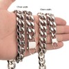 Hip Hop Mens Choker Stainless Steel Miami Chain Curb Cuban