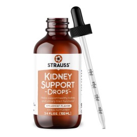 Strauss Naturals Kidney Support Drops – Herbal Kidney Support Supplement for ...