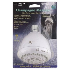 WHEDON PRODUCTS FP78C 7 Set Rainbow Shower Head, Ni 7 ni