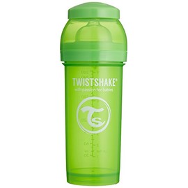 TWISTSHAKE Twist Shake Colorful Baby Bottle Plastic 260ml Green