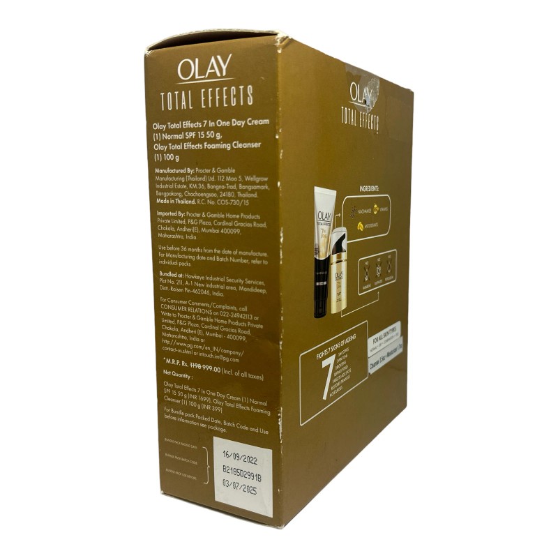 Olay Total Effects 2-Piece Set Glowing Radiant Skin 2 Steps