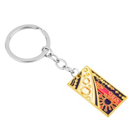 Weeb Keychains Demon Slayer Keychain, Key Ring for Demon Slayer Fans, Anime Gifts with Durable Metal & Vibrant Colors, Phone Charms, Accessories, Cool Keychains for Bag, Wallet & Car Key | Tengen