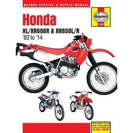 Haynes Repair Manual 2183 for 1983-2014 Honda XL600 XR600 XL650 XR650 XR650L XR XL 600 650 650L