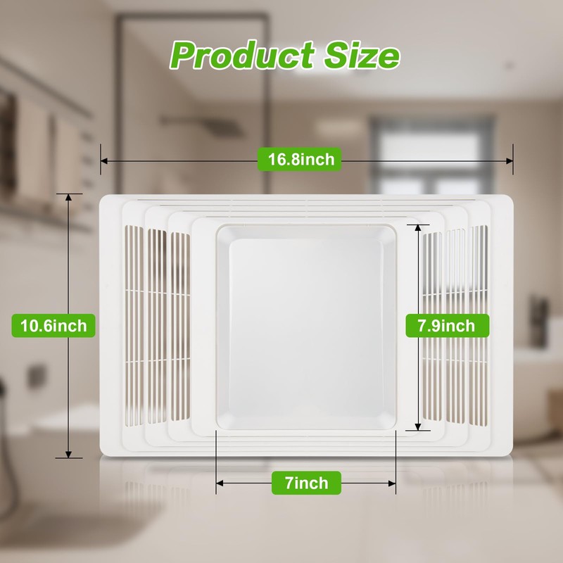 S97013662 Nutone Bathroom Exhaust Fan Cover, Bathroom Ventilation Fan Grille